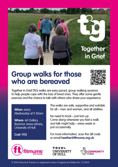 flyer about TiG walks - all the information in the flyer is also in this article